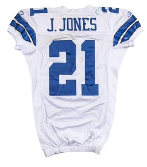 2005 Julius Jones Game Used Dallas Cowboys Home Jersey 